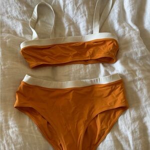 STAUD SWIM HIGH WAISTED BIKINI SET